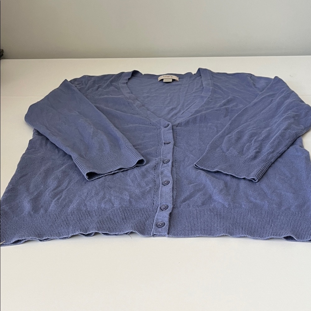 LOFT Dusty Blue Women's Cardigan
